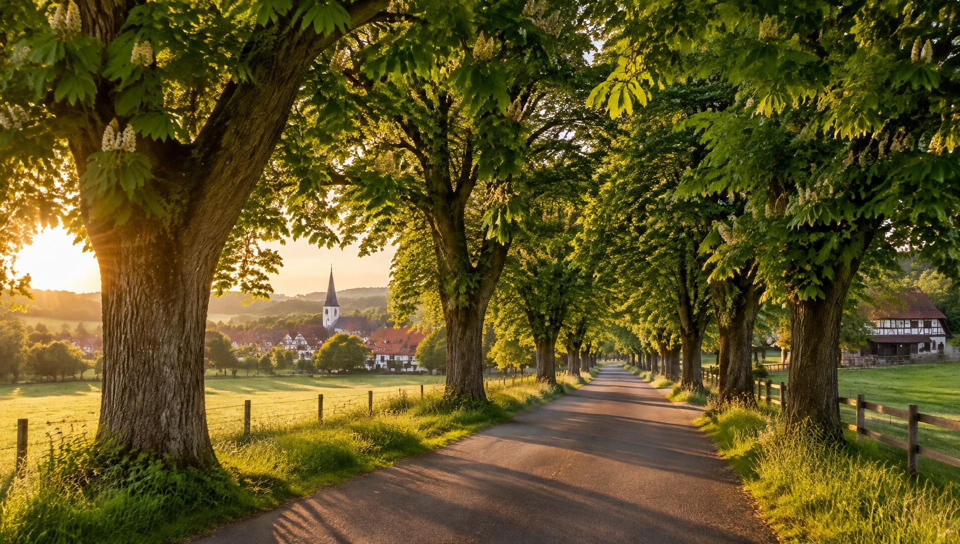 Dorflandschaft im Sauerland